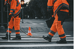 Line marking and ground signage