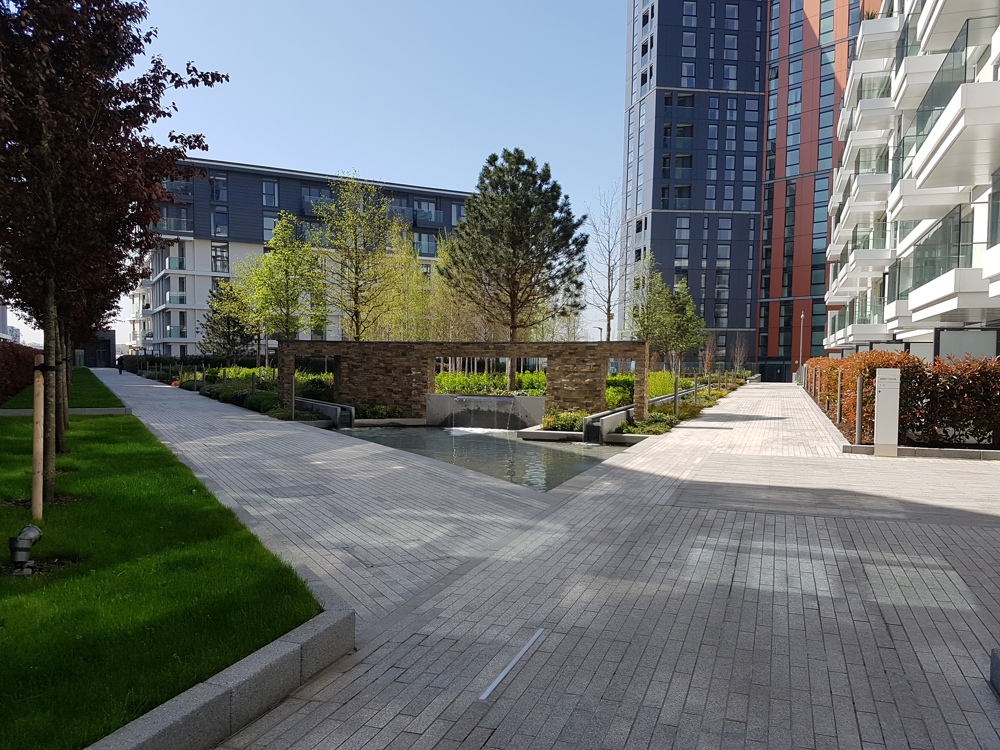 Nine Elms Point landscaping