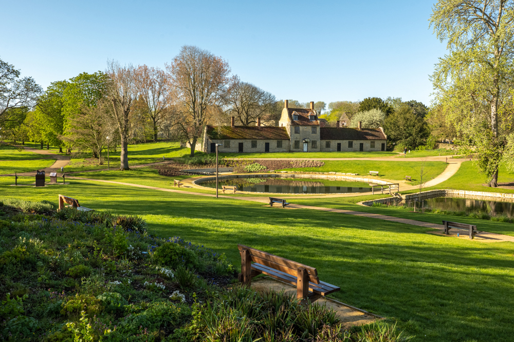 Image of the completed water gardens